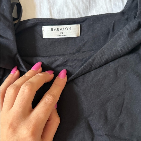 Babaton Charcoal Long Sleeve Top - Picture 3 of 3